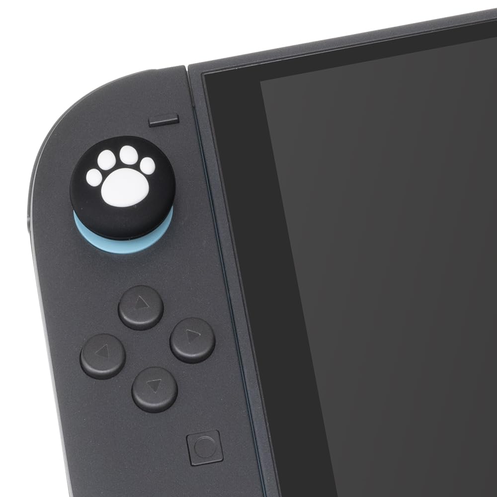 CYBER Analog Stick Cover Cat Switch 2 Black - (for Joy-Con 2)