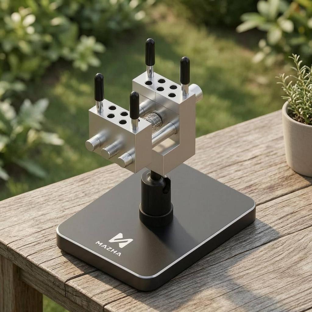 Mini Vise Table Top Clamp Precision Tilting Desktop for Model Building