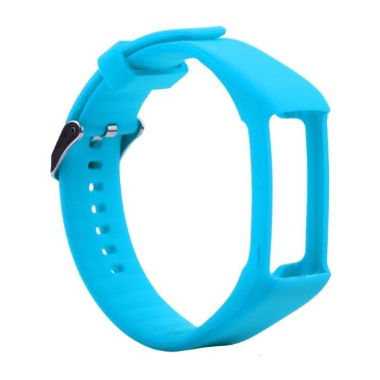 22mm Replacement Silicone Adjustable Wrist Strap Watchband for Polar A360 A370