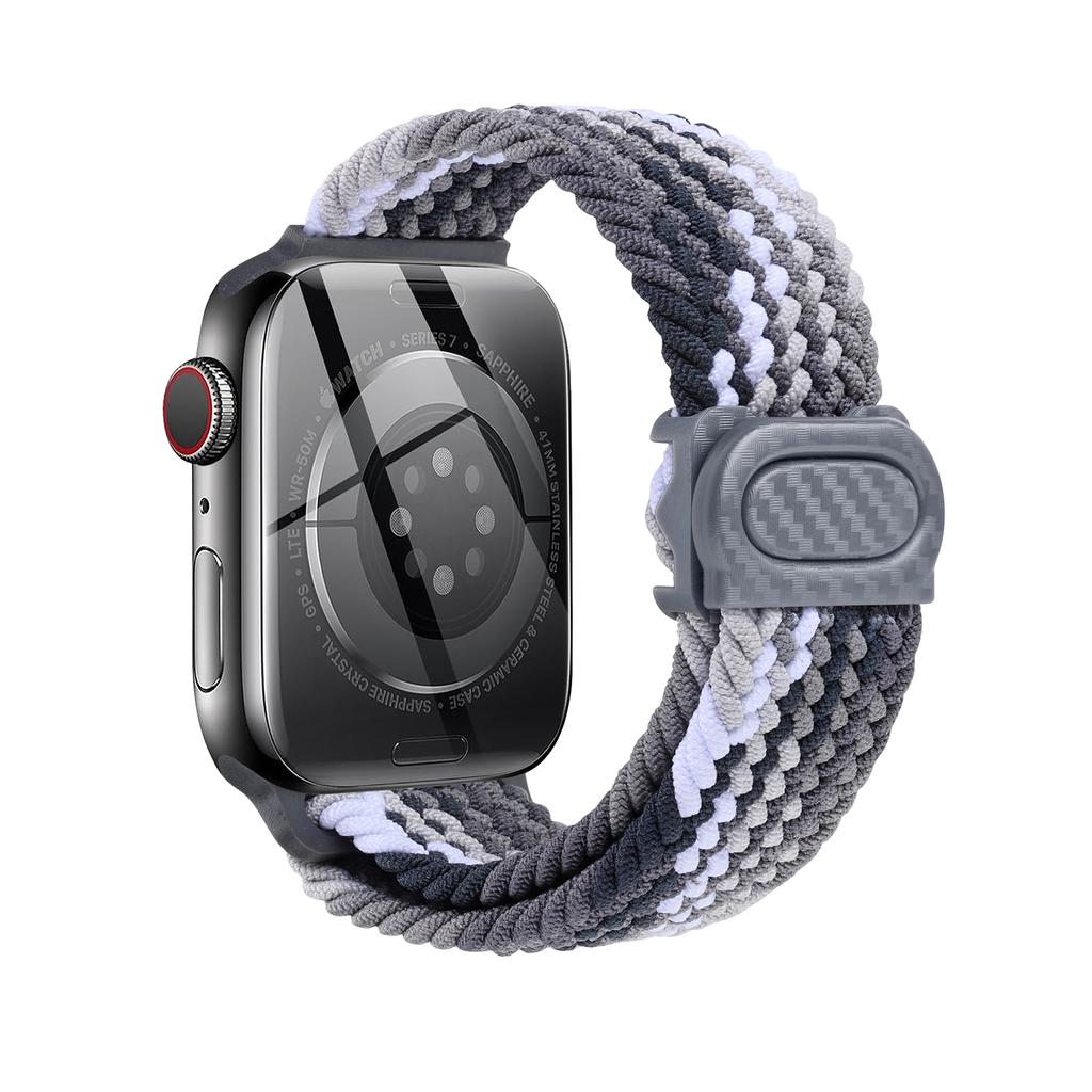 Braided Band For Apple Watch Series 10 9 8 7 6 5 4 Se Ultra 2 49mm 46mm 42mm 44mm 40mm 45mm 41mm Correa Bracelet iWatch Straps