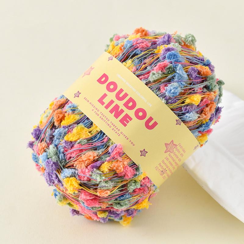 

50 г/рулон для свитера, шарфа, сделай сам, радужная нить, разноцветная, ручная вязка, мягкая и удобная, мохеровая пряжа, пряжа для вязания крючком