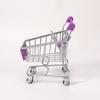 Small Metal Toy Shopping Cart Interactive Features For Kids Role Playing Games