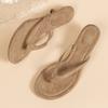 Chaussures Décontractées Simples Grande Taille, Pantoufles, Tongs de Plage à Talons Hauts pour Femmes avec Design Bouche de Poisson