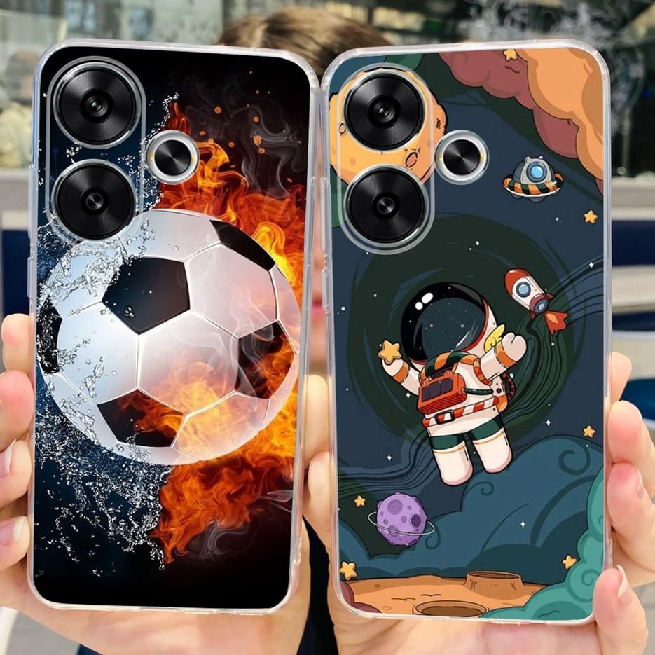 For Xiaomi Poco F6 Case Redmi Turbo3 New Fashion Painted Cover Soft Slim Phone Cases For Xiaomi Redmi Turbo 3 Poco F6 F 6 Bumper