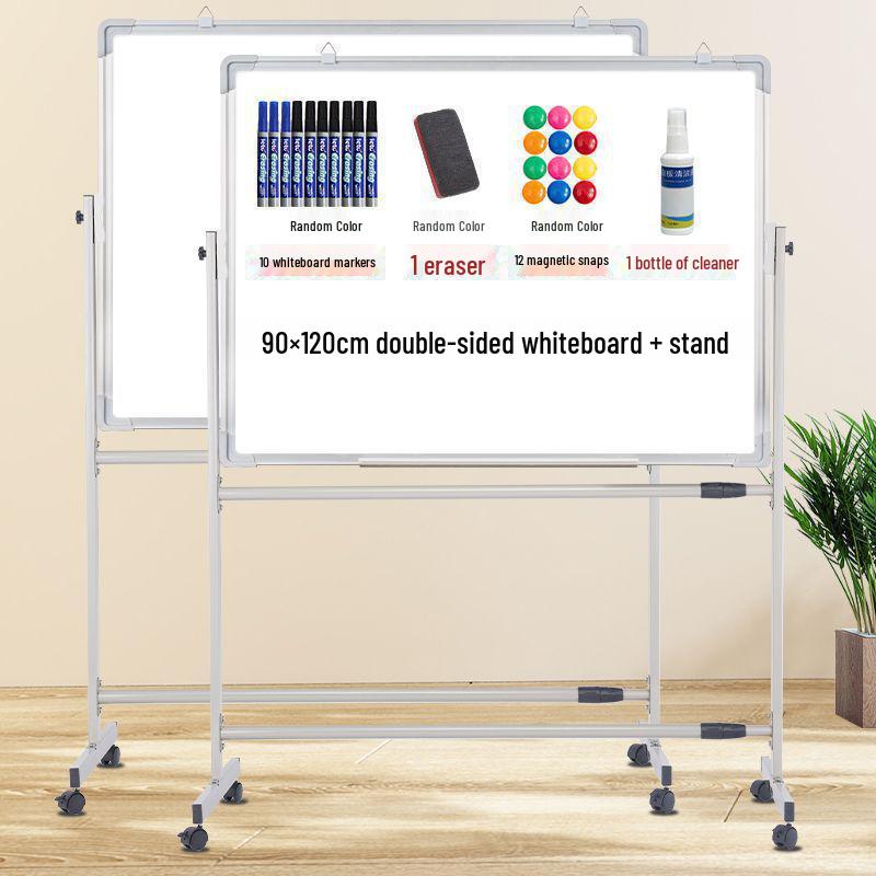 Mobiler zweiseitiger magnetischer Whiteboard-Ständer für Zuhause, Büro oder den Unterricht