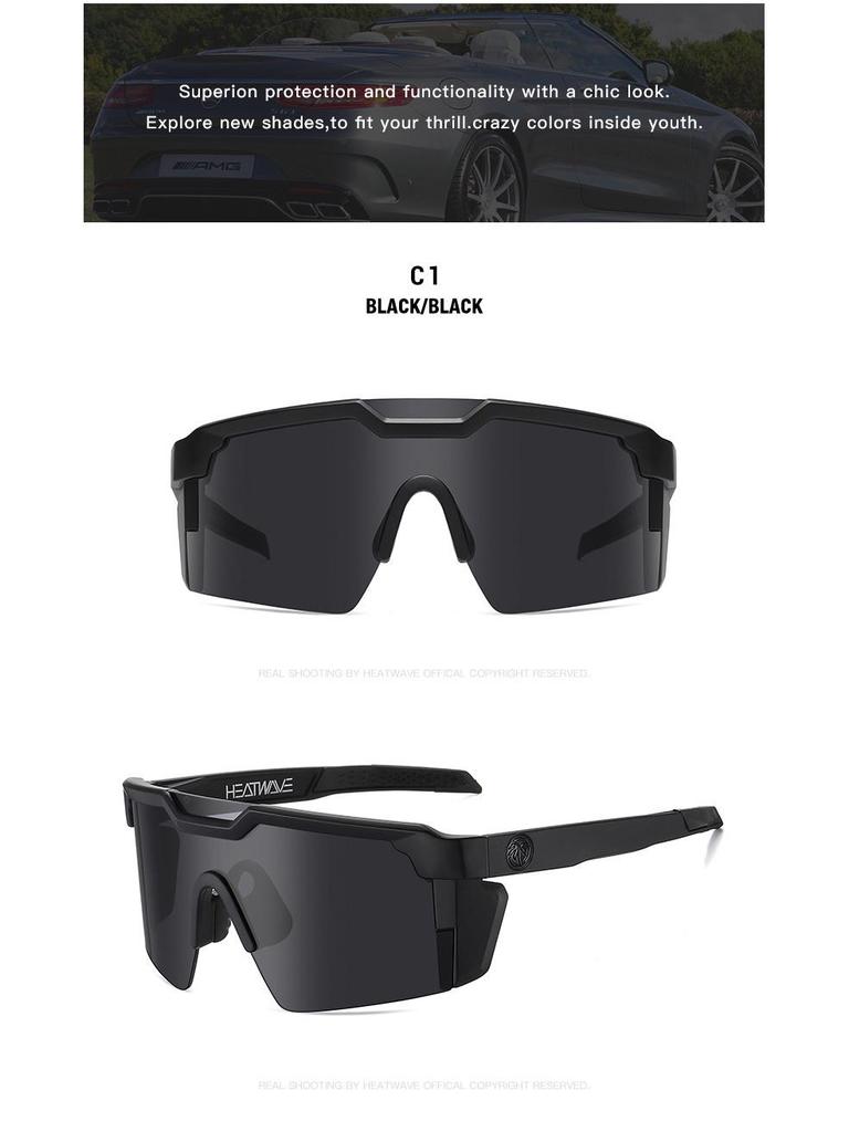 Διασυνοριακά Αντιανεμικά Γυαλιά Ηλίου Ποδηλασίας με Αντηλιακό Heatwave