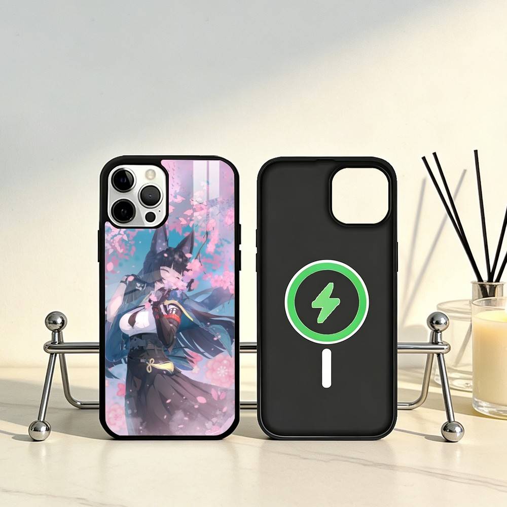 Zenless Zone Zero Miyabi Hoshimi Handyhülle Für iPhone17,16,15,14,13,12,11 Plus,Pro Max Magnetisch Für Magsafe Kabelloses Laden
