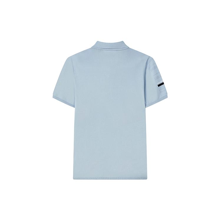 FILA Polo Shirts Men's Zen Blue Polo Collar Moderate Straight Fit F11M131125F-LB