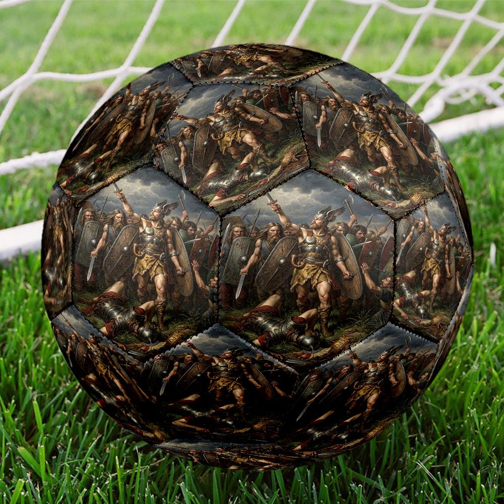 Heroes of Gaul Theme Size 5 Soccer Ball, Suitable for Both Indoor and Outdoor Matches, a Gift Suitable for Everyone.
