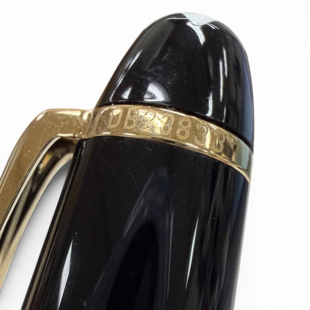 Excellent MONTBLANC Ballpoint Pen Meisterstück Classic Black Mens Used