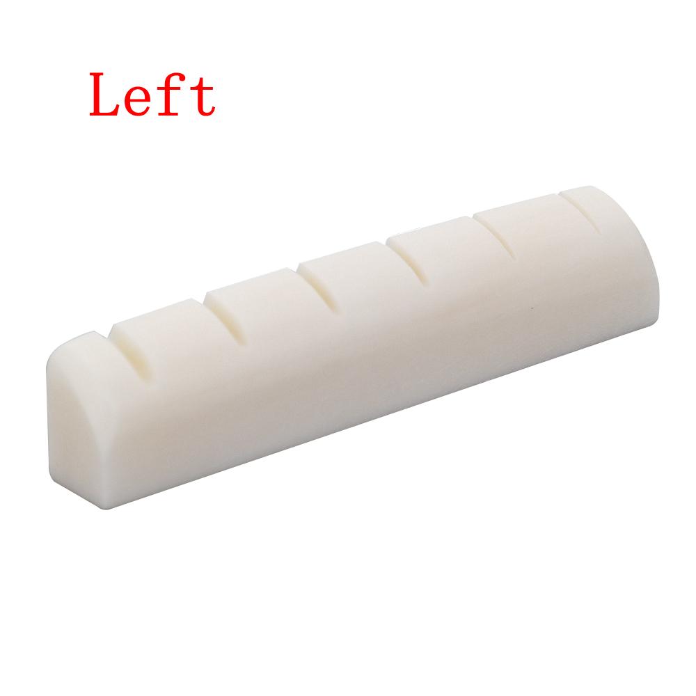 Leftright Guitar Bridge Saddle Nut 6 String Made Of Real Bone For Acoustic Guitar 43×6×9Mm7276×3×9Mm