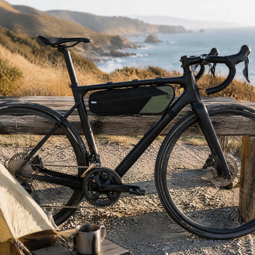 Triangle Bike Frame Bag Easy Install Bike Storage Bag Durable Cycling Frame Bag Bike Commuting