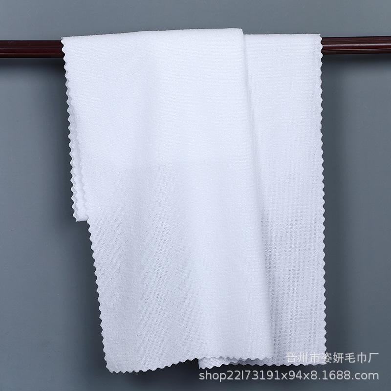5 Star Hotel Face Hand Bath Towel Set 100% Cotton White Custom Logo Quick Dry Woven Solid Color Square Design