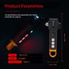 Super Bright LED Flashlight USB Rechargeable Torch Outdoor Strong Light Hook Camping Lamp Hammer Flashlight Emergency Red Light