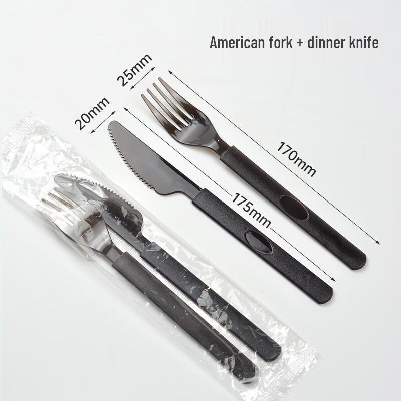 Disposable Thickened Cutlery Set (Knife & Fork)