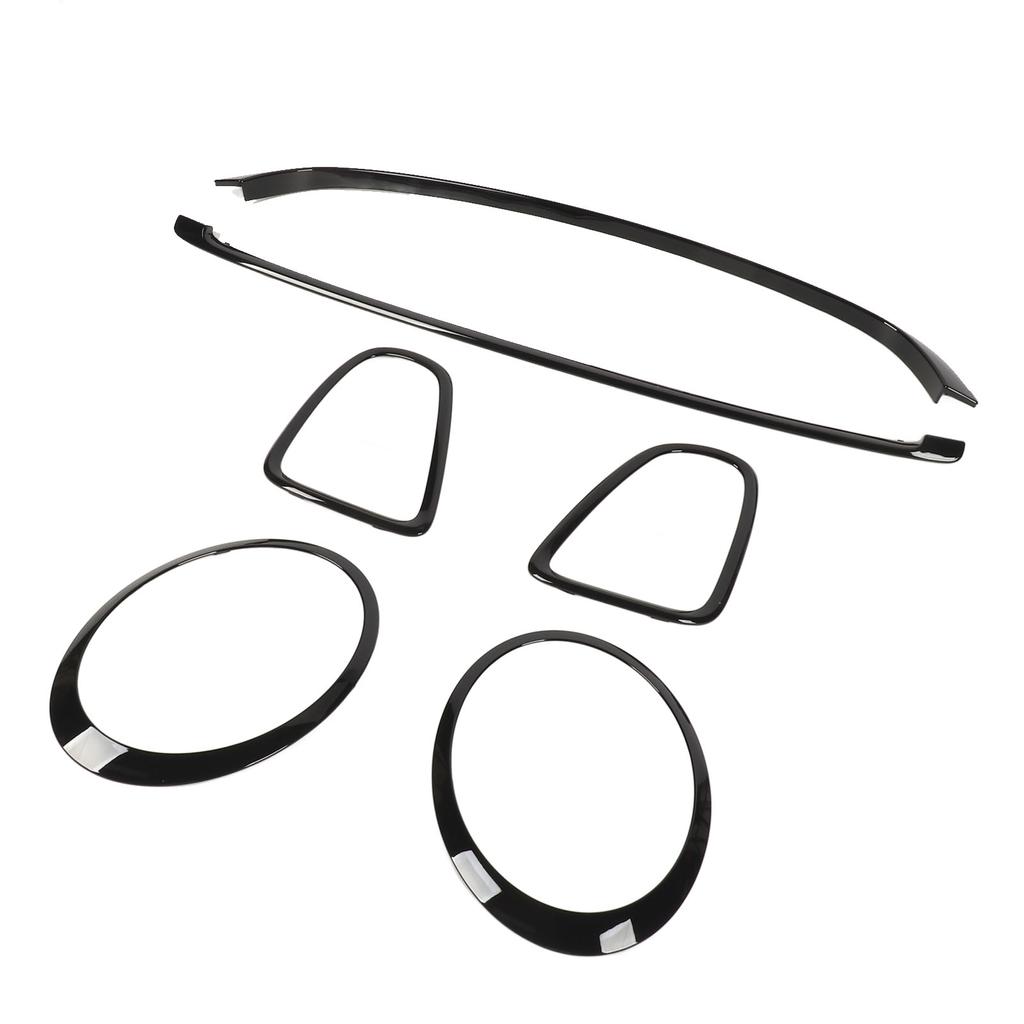 Headlight Trim Ring 51137149906 Tail Light Frame Trim Ring Cover Grille Hood Trim Moulding for Clubman R55 Hatchback R56