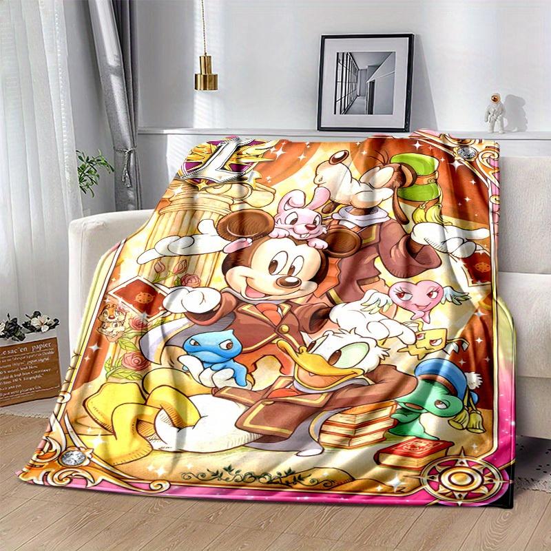 

1pc, Mickey Mouse Home Decor Blanket: A Perfect Gift for Bedroom, Living Room, Travel, Camping, Car 80x120cm
