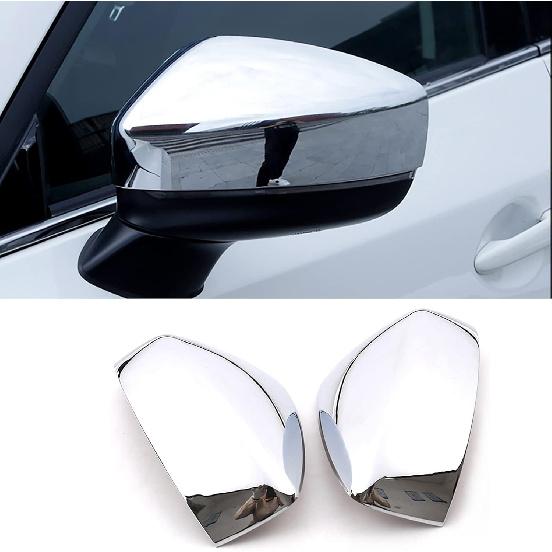 Car Accessories Fit For Mazda CX-5 CX5 2017-2021 2022 2023 2024 2025 Rear View Door Mirror Covers Trim (Carbon Fiber Style) ABS 2 PCS