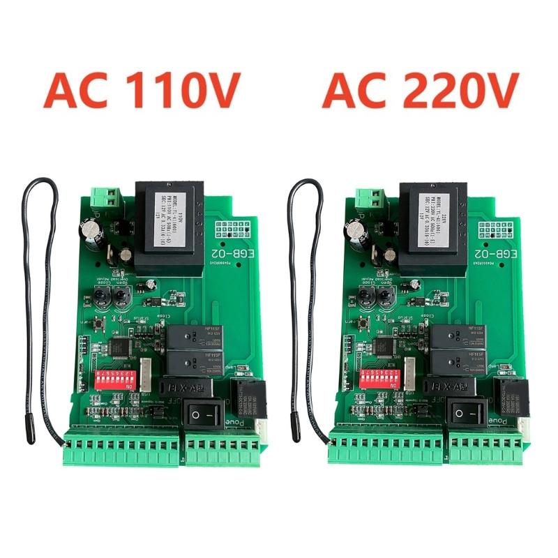 Universal 110V/220V Control Board  Featuring Rolling Code Security Adjustable Timers for Automatic Sliding Gate Motors