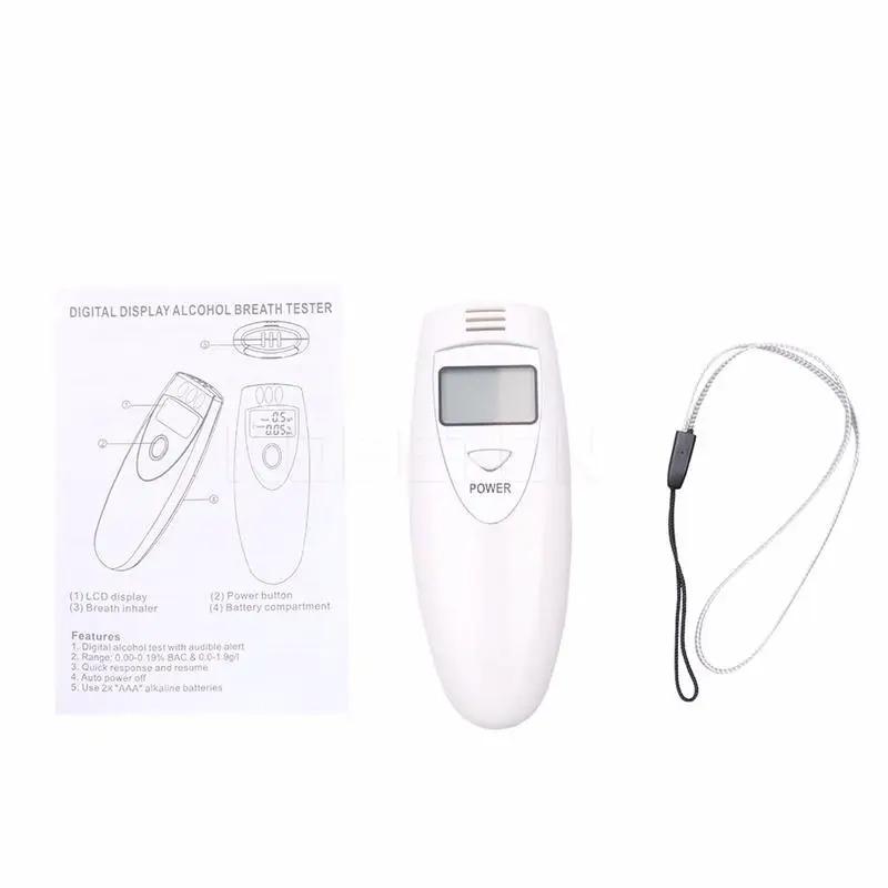 Digital Professional Portable Breath Alcohol Analyzer Breathalyzer Tester Detection