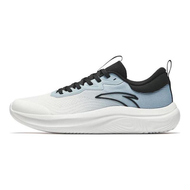 Anta men low-top casual running shoes white black blue 112437761R-4 40