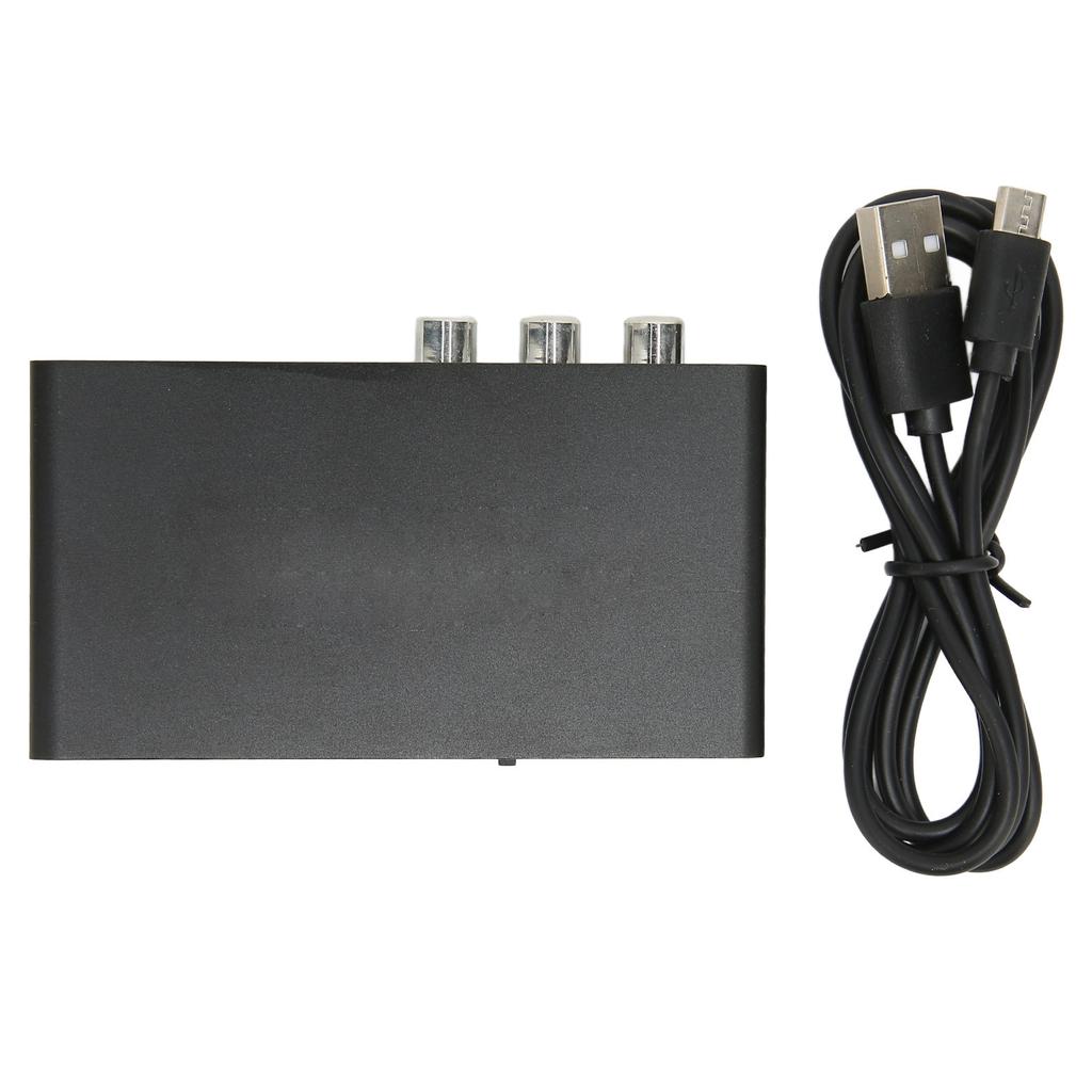 RCA to HD Multimedia Interface Converter 3 in 1 Out 4K 3D AV Switcher for PC Xbox 360