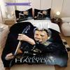 Bettwäsche Johnny Hallyday Bühne (1 Bettbezug + 2 Kissenbezüge, ohne Füllung) 2D flaches Bettbezug und Kissenbezug Bettwäsche-Set Weihnachten Geburtstagsgeschenk