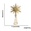 Tree Topper Gift ,Creative, Hollow Design, Christmas Decoration ,Decorative Ornament for Party Office Shop Holiday Decor Holiday