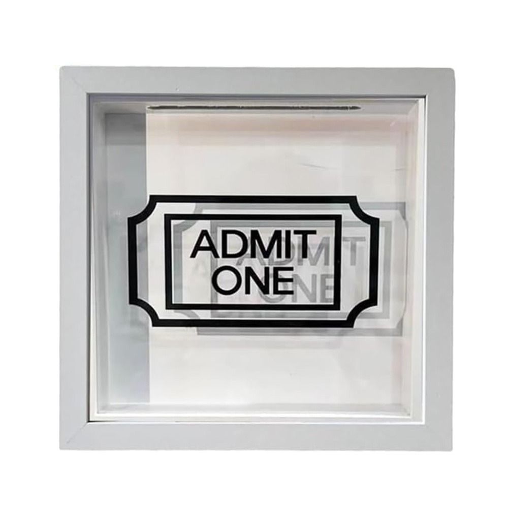 Artificial Board Travel Collection Box Handmade Ticket Shadow Box with Slot  Ticket Stubs