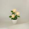 Multi-Bloom Artificial Faux Plants Simulated Bonsai New Artificial Rose Potted Flowers  Home Decor