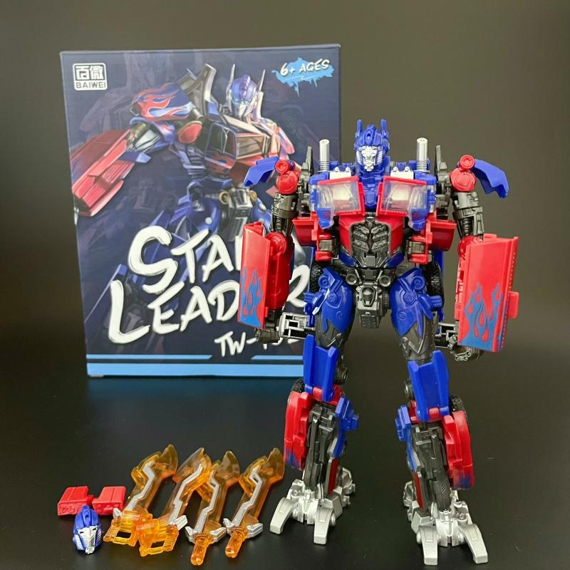 17cm New Transformation Movie Action Figure Toys Anime Robot Car Model Classic Kids Boy Gift TW-1022C BMB BAIWEI SS44 Poseable Articulated Scale