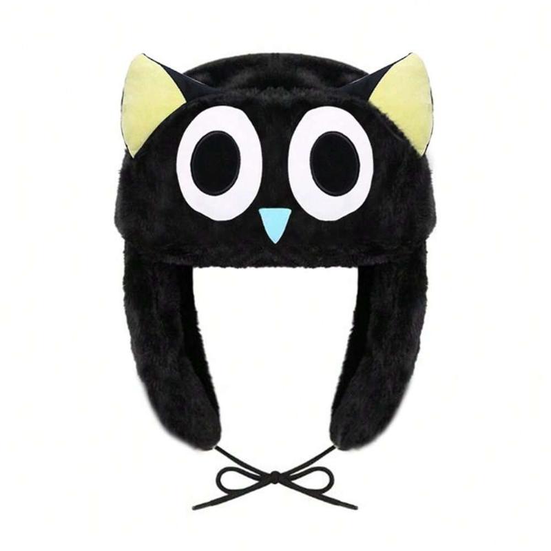 European and American Autumn and Winter Cartoon Cute Warm Ear Protection and Cold Proof Men's and Women's Hats