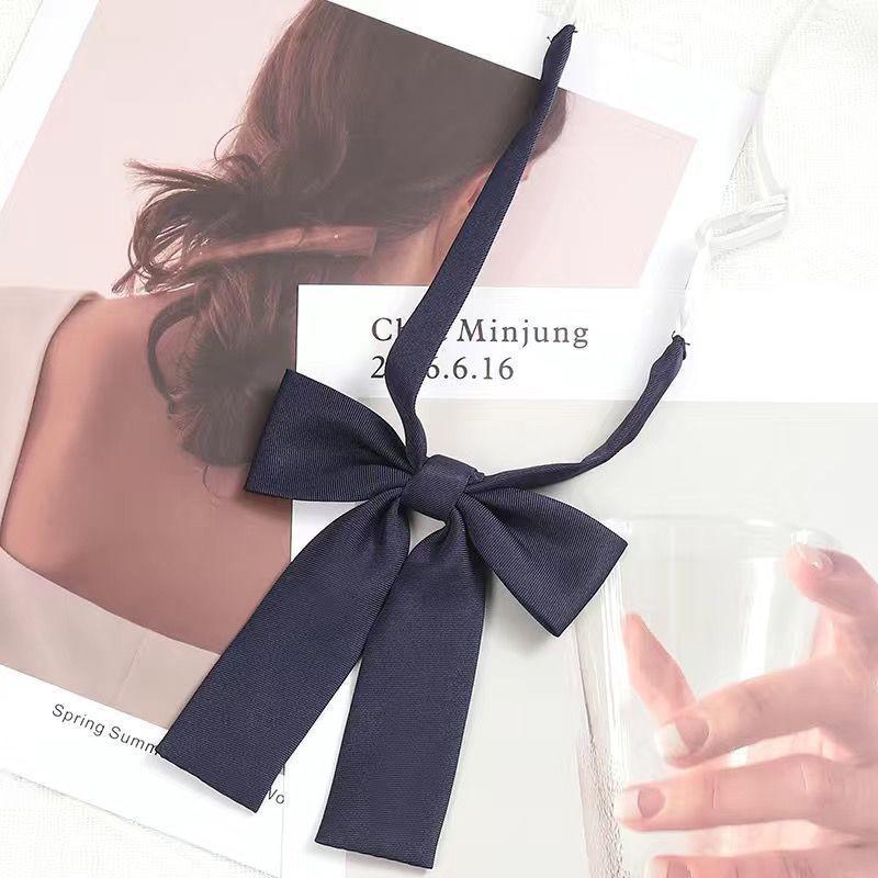 Japanese School Uniform Bow Tie For Girls Polyester Accessory With Elegant Design For Students