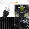 JIAHER Motorcycle Headlight Vehicle Inspection Compatible Universal 5.75 Inch LED Headlight Harley Davidson 883