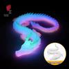 Articulated 3D Printed Chinese Dragon Figure Ornament for Kids