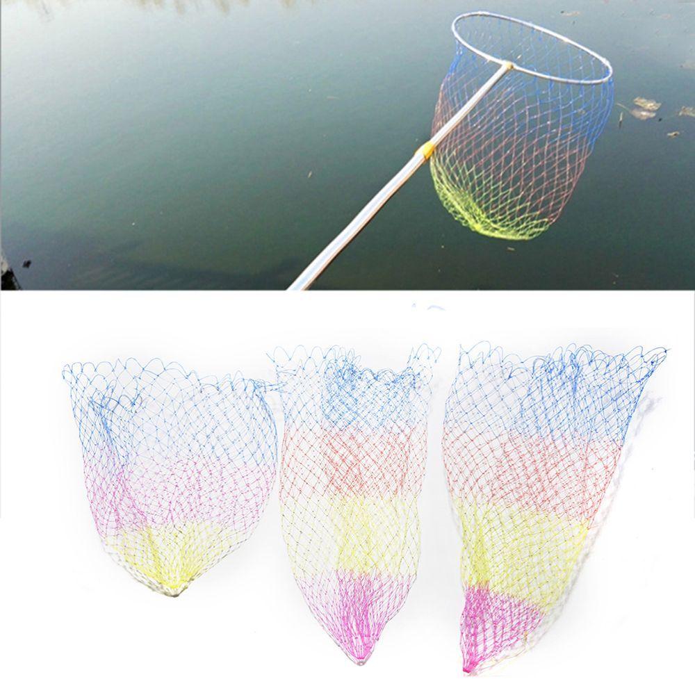 High Quality Fishing Tackle Depth Folding Dip Net Fishing Nets Collapsible Rhombus Mesh Nylon