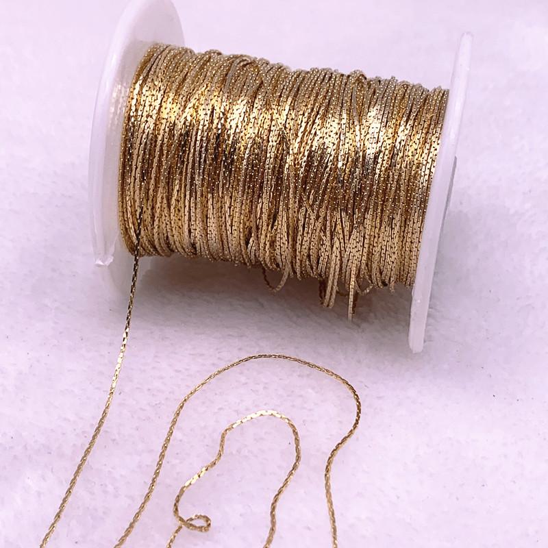 5yards/lot Gold/Bronze Plated Necklace Chain For Jewelry Making Findings DIY Necklace Chains Materials Handmade Supplies