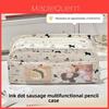 Dog Pen Case Collapsible Canvas Storage For Students And Kids