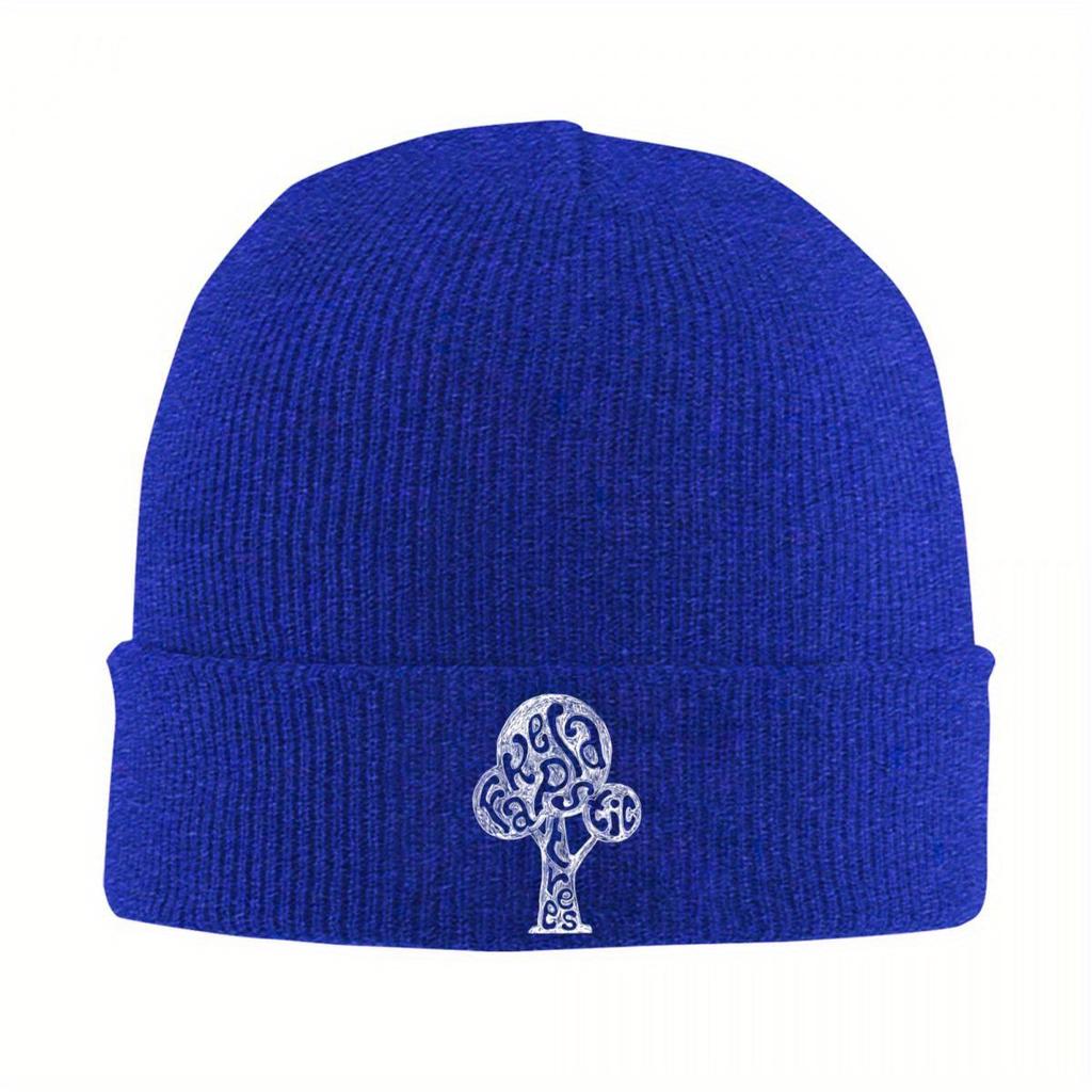 New Fake Plastic Trees Radiohead Knitted Hat For Women Unisex Beanie Autumn Winter Hat Hip Hop Street Rock Band Crochet Melon
