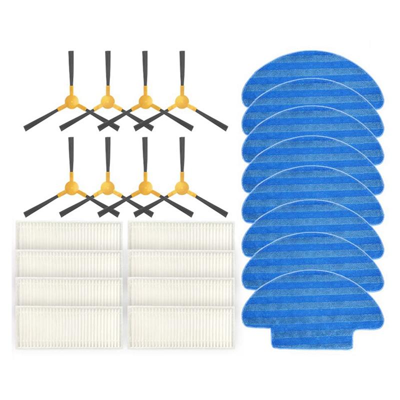 

A65T-Side Brush Mop Cloth Rag Hepa Filter Spare Part Plastic Replacement Parts For Haier T550W T560H Robot Vacuum Cleaner
