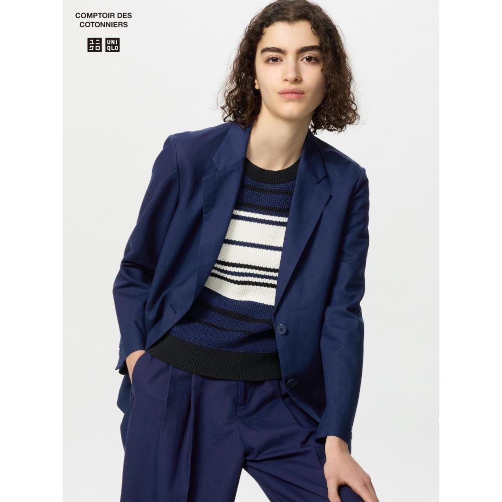 Uniqlo Japan Linen Blend Jacket