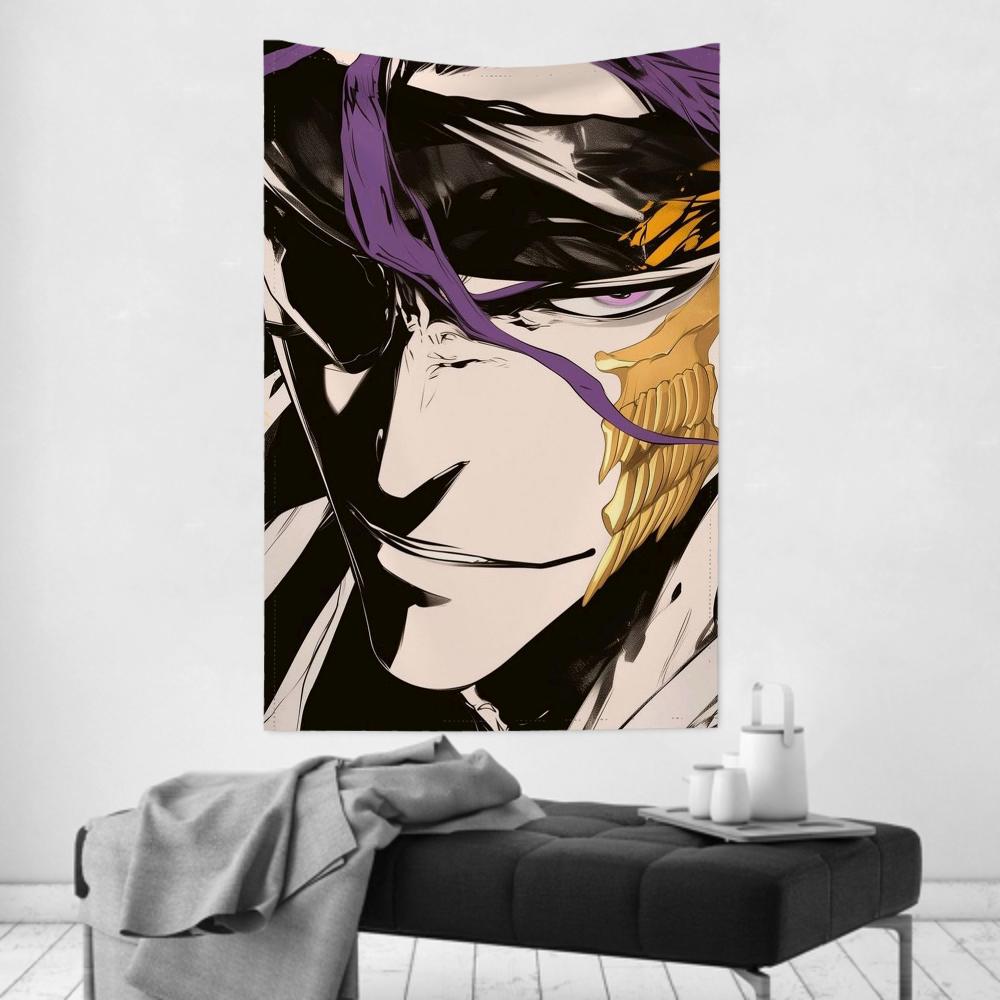 Sosuke Aizen Comics Bleach Tapestry Room Decor Wall Cloth Party Hanging Background Room Decor Baby Room