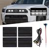 LED Daytime Running Lights for 25 Toyota 4Runner Models - TRD SR5 Grille, Small Yellow