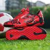 2023 New School Season Children's Football Shoes Rotating Button Boys Short Nails TF Training Football Shoes