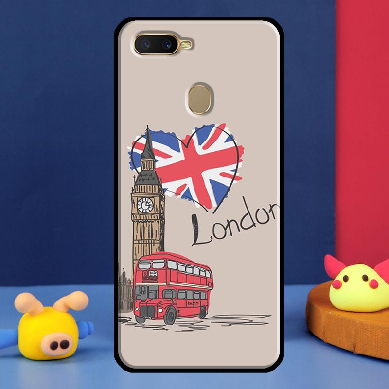 London Bus England Big Ben Phone Case for OPPO Find X5 X3 Pro A74 A54 A94 A83 A91 A93 A31 A53 A5 A9 A15 A52 A72 Cover