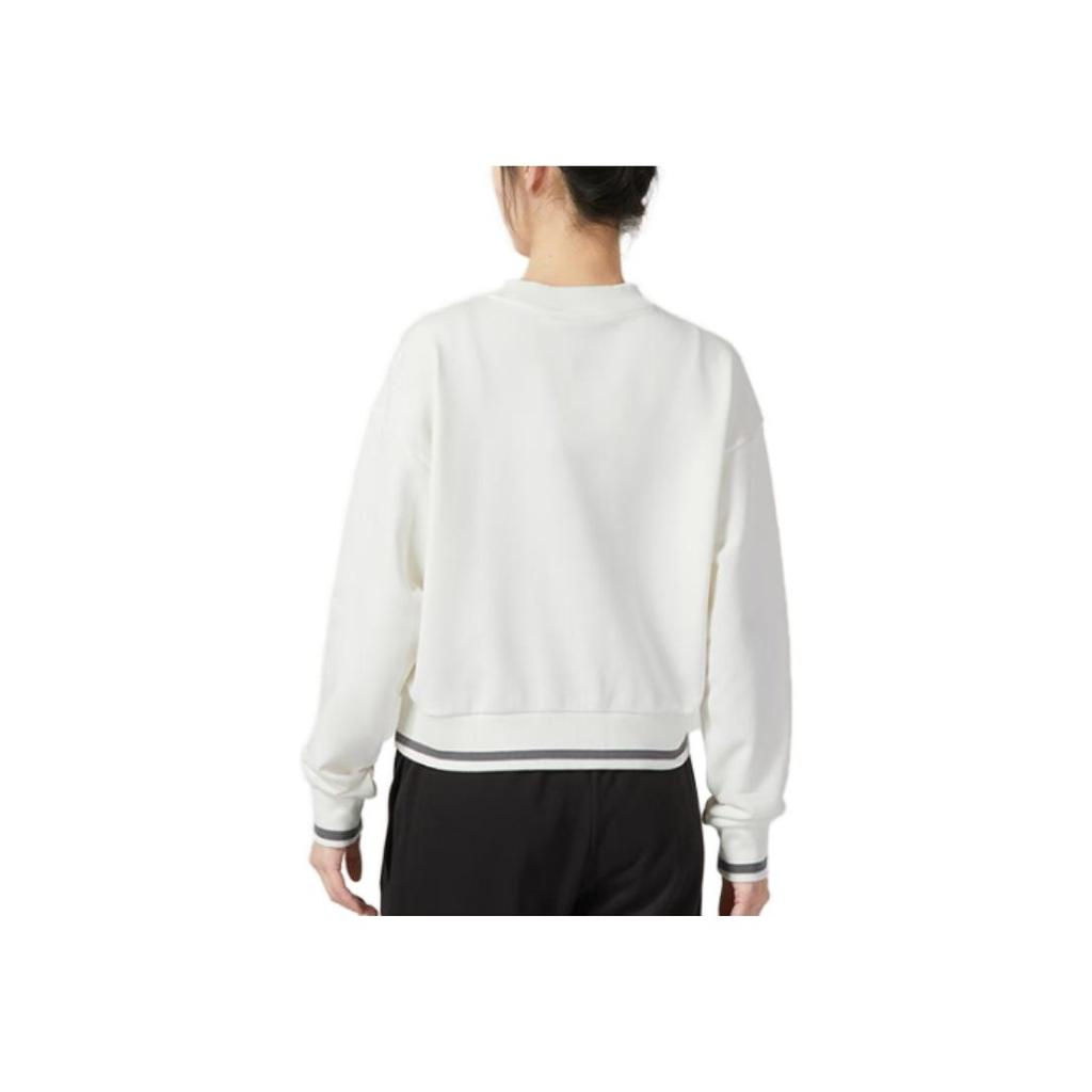 Puma Letter Brand Logo Print American Vintage Sports Casual Pullover Sweatshirt Women sweatshirt White 623597-65