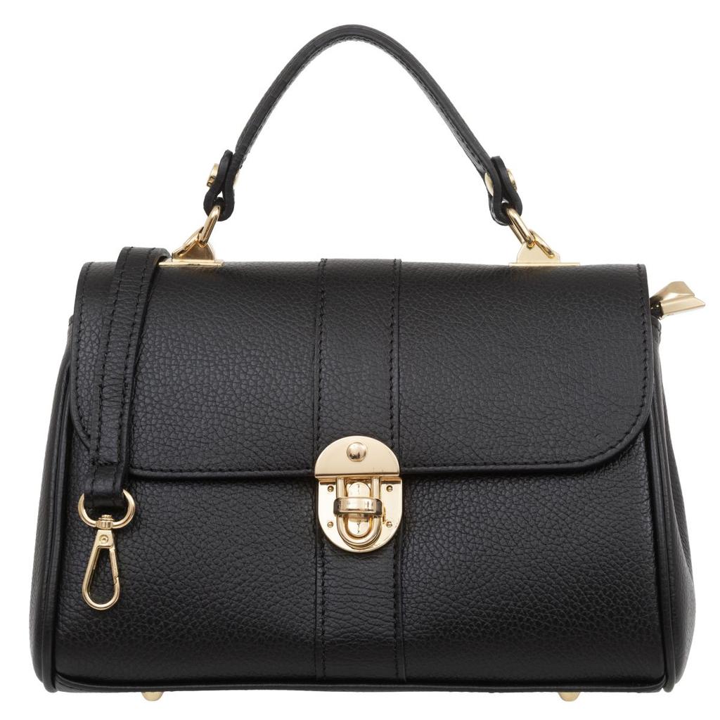 Vera Pelle Bolsa Leather Shoulder Bag