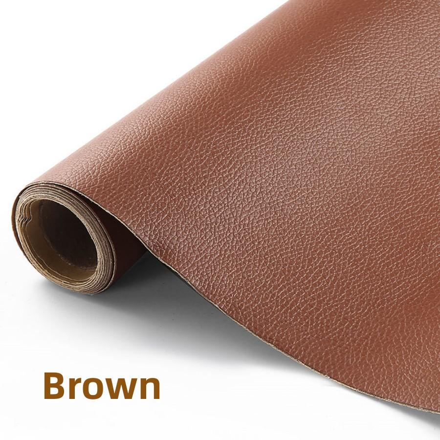Leather Repair Patch - 60x137CM Self Adhesive Cuttable Strong Adhesion Leather Patches for Furniture Couch Car Seat Sofa Chair