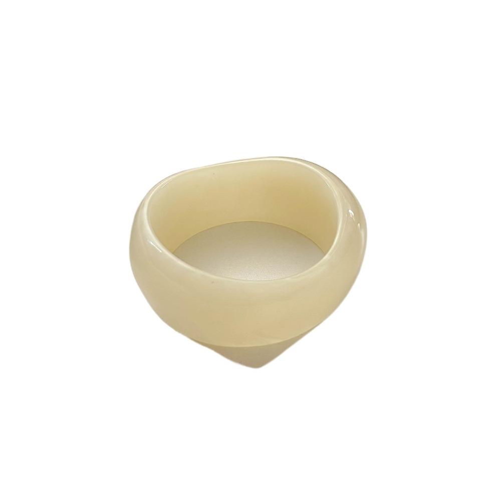 Bohemian Translucent Acrylic Bangle Europe American Style Smudged Hand Ring  Women