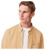 Lacoste Mens Logo Linen Shirt